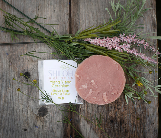 Ylang Ylang Geranium Shave Soap